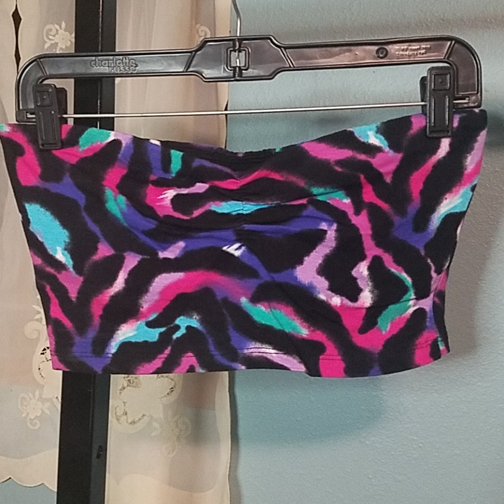 Wet Seal Tie Dye Crop Top